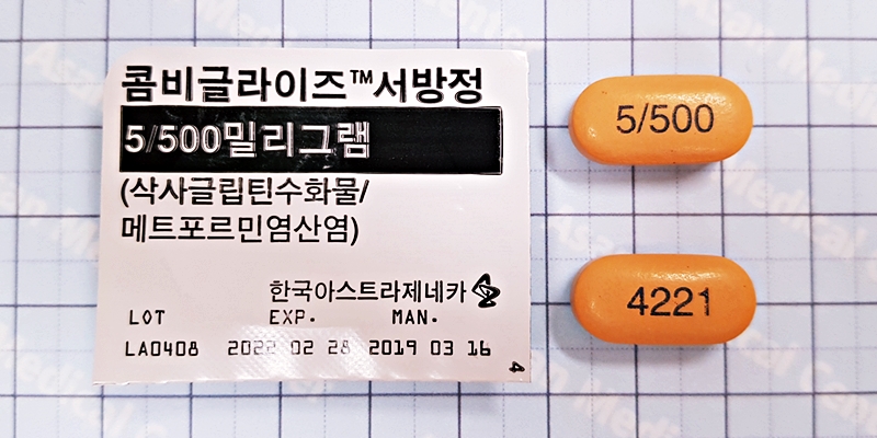 콤비글라이즈 서방정 5/500mg [1TAB] ( Kombiglyze XR tab 5/500mg [1TAB]) | 의약품정보 ...